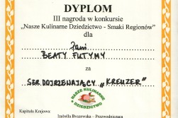 III nagroda za ser KREUZER